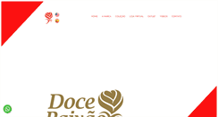 Desktop Screenshot of docepaixaolingerie.com.br